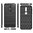 Flexi Slim Carbon Fibre Case for Nokia 7.1 - Brushed Black